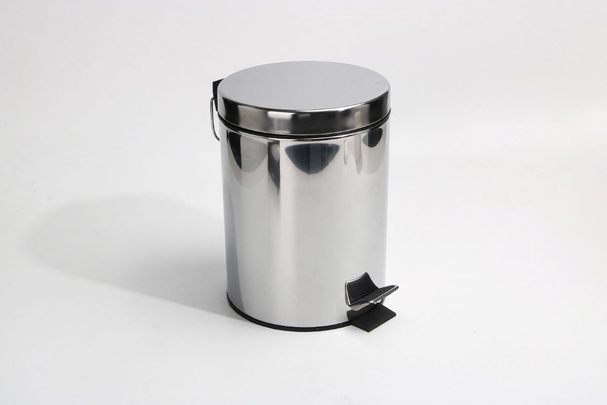 Lixeira 5 Litros Metal Kobe