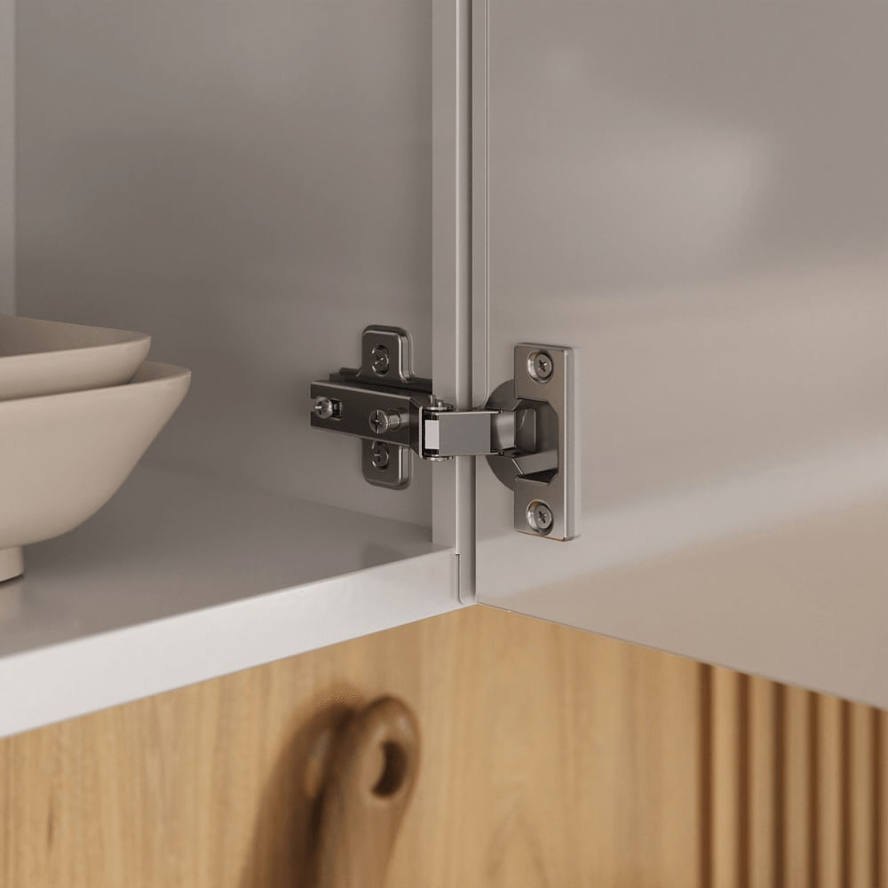 Armário de Geladeira com 2 Portas Renova Branco Neve Itatiaia - Imagem 2