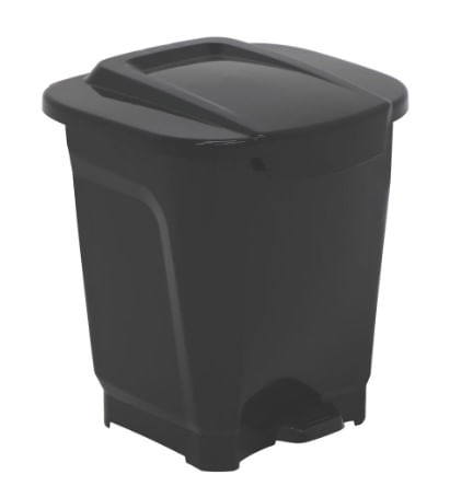 Lixeira T- Force Polipropileno 25L Preto Tramontina