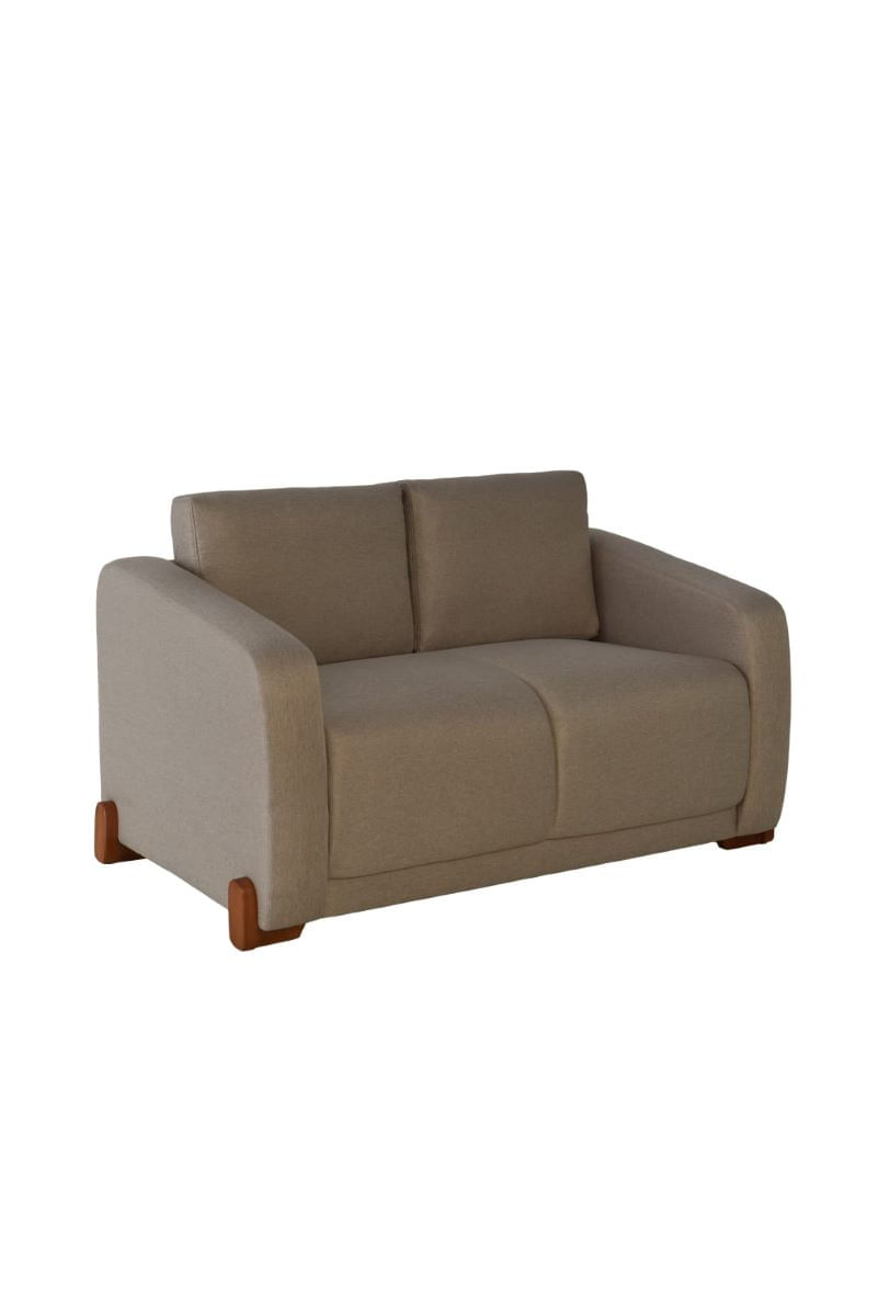 Sofá 530 2 Lugares Korano Ibiza Pé Imbuia mel Rondomóveis