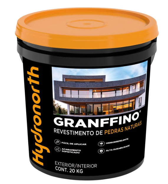 Revestimento de Pedras Naturais Granffino 20kg Palha Hydronorth