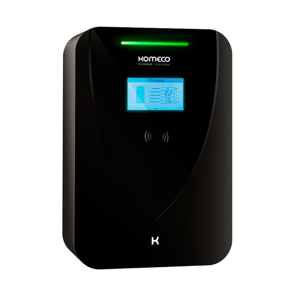 Carregador para Carro Elétrico Koev 7KW 220V Preto Komeco - Imagem 2
