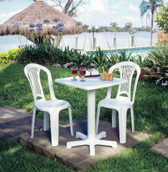 Cadeira Atlântida Branca Tramontina - Imagem 2