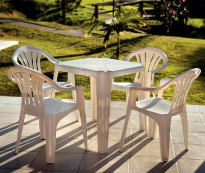 Cadeira Bertioga Branca Tramontina - Imagem 2