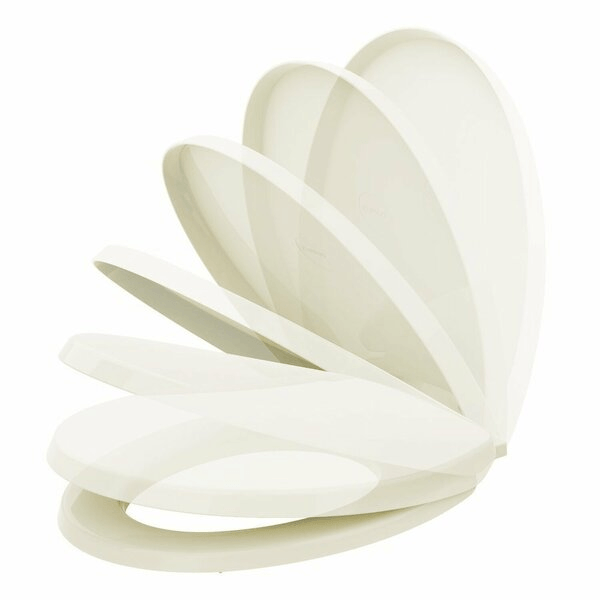 Assento Universal Solution Polipropileno Soft Close Creme Tupan - Imagem 2