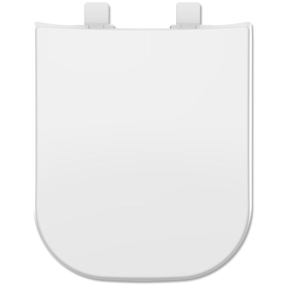 Assento Quadra Polipropileno Soft Close Gelo Tupan