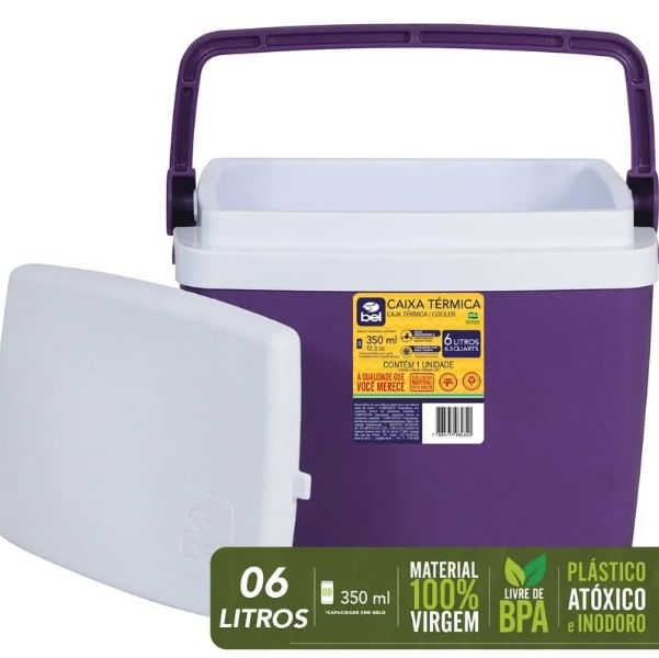Caixa Térmica 6 Litros Açaí Belfix - Imagem 4
