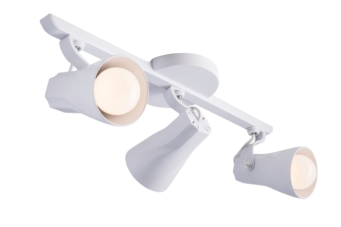 Spot para Trilho Wave 3xE27 Branco Viena Luz