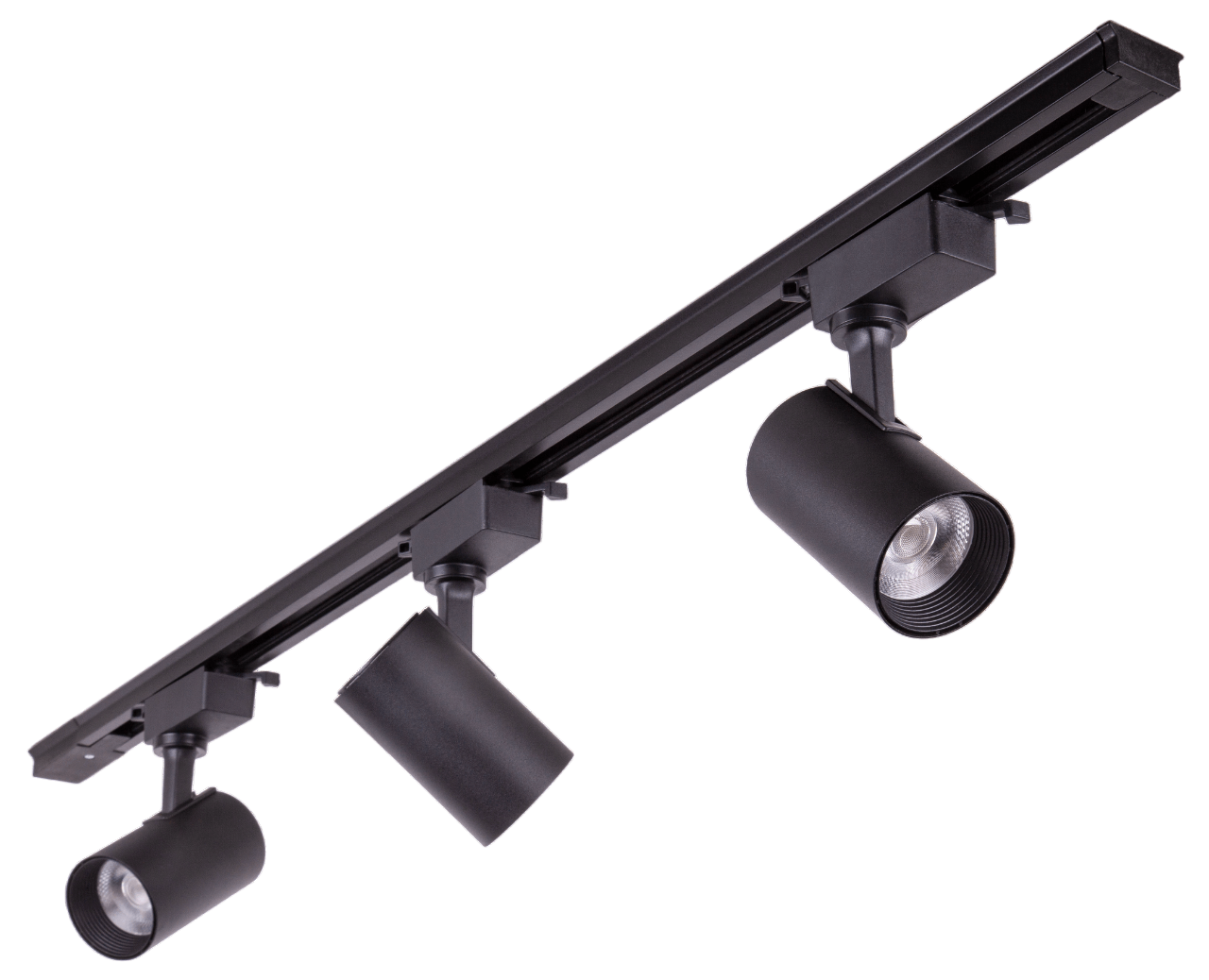 Kit Trilho Eletrificado 21W 3000K Preto Viena Luz