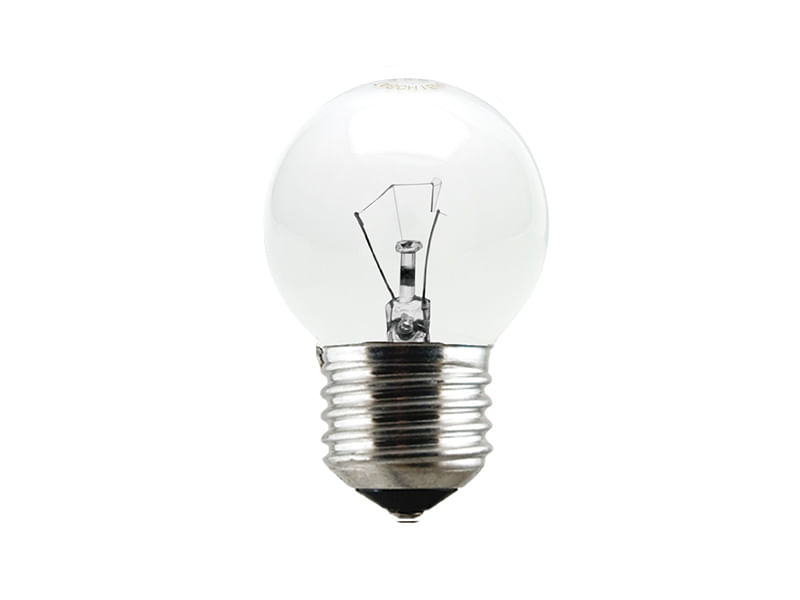 Lâmpada Incandescente Bolinha 40W E27 Clara 220V Taschibra