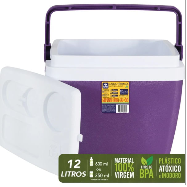Caixa Térmica 12 Litros Açai Belfix - Imagem 4