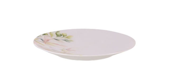 Prato Sobremesa Magnólia Porcelana Decorado 21cm Tramontina - Imagem 2