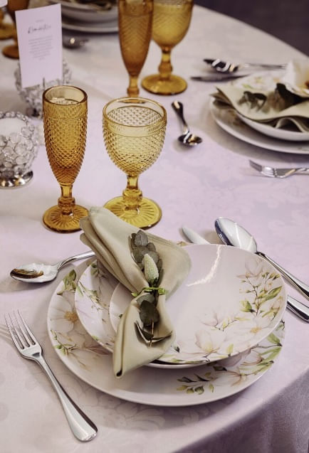 Prato Sobremesa Magnólia Porcelana Decorado 21cm Tramontina - Imagem 3