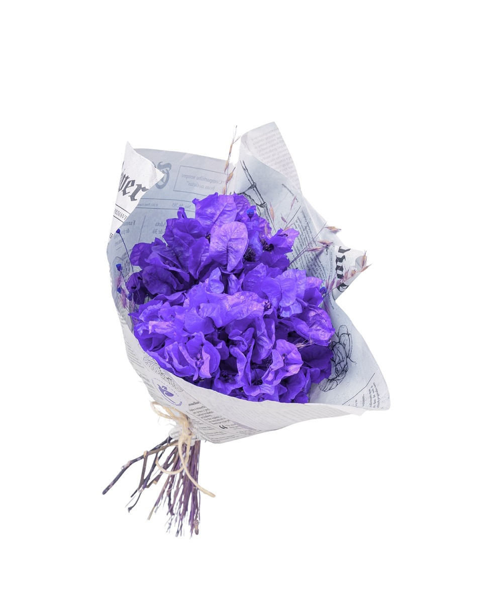 Buquê de Flores Desidratadas P Lilás Amanda Flores