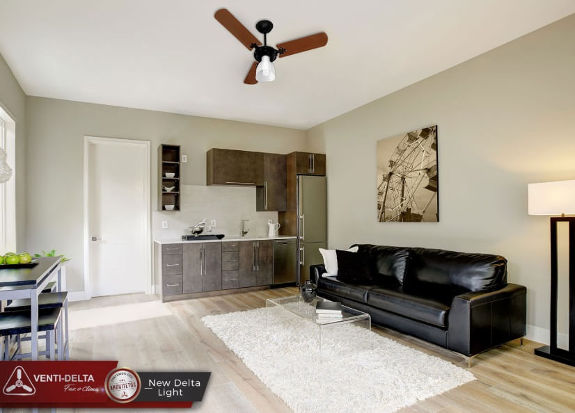 Ventilador de Teto New Delta Light 3 Pás 127V Venti-Delta - Imagem 2