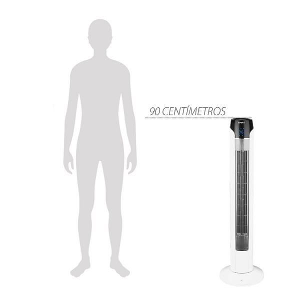 Ventilador de Torre Sky 90cm Branco e Prata 127V Spirit - Imagem 7