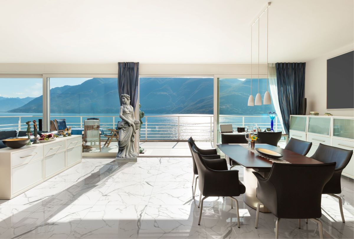 Porcelanato 70x70 Carrara Cristal Polido Retificado Delta - Imagem 4