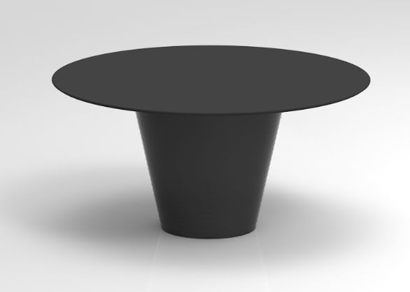 Mesa de Centro Fluo Preto Im In Home