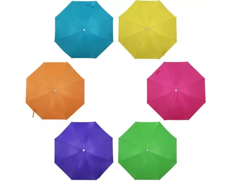 Guarda-Sol Neon Nylon Silver Coating 1,60m Belfix - Kit