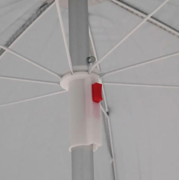 Guarda-Sol Neon Nylon Silver Coating 1,60m Belfix - Kit - Imagem 3