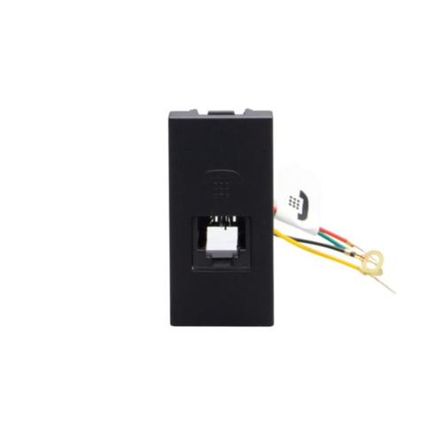 Módulo Tomada Telefone RJ11 Matixgo Preto Pial