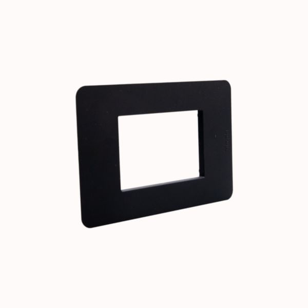 Placa 4x2 3 Postos MatixGo Preto Pial