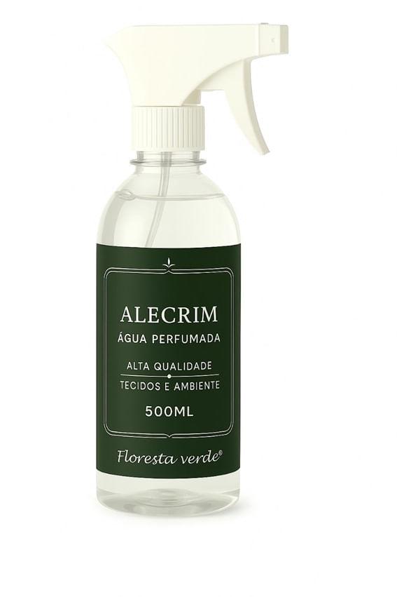 Água Perfumada Alecrim 500ml Incolor Floresta Verde