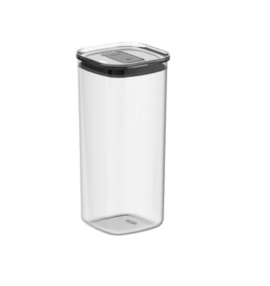 Pote Hermético Quadrado 1,5L Duo Lock Martiplast