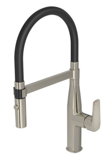 Misturador Monocomando de Mesa para Cozinha Level Motion Inox/Preto Deca