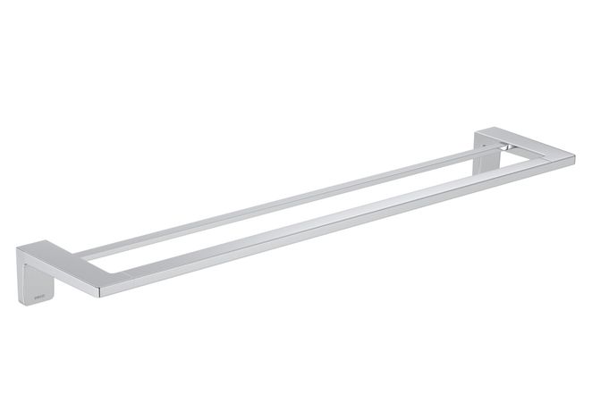 Porta Toalha Duplo 60cm Nomos Cromado Deca
