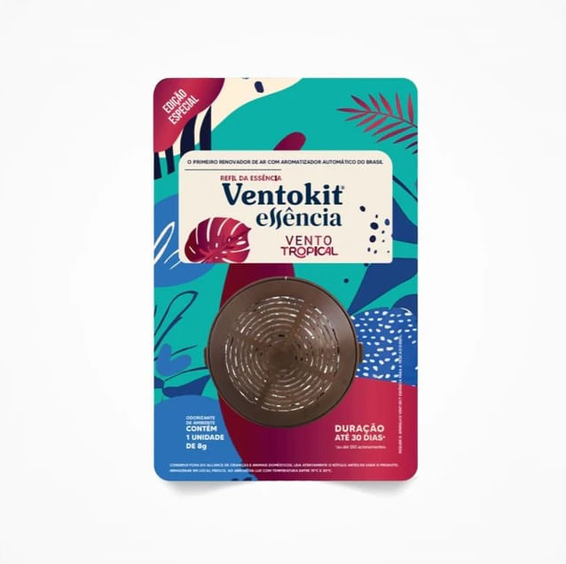 Refil Para Exaustor Ventokit Aroma Vento Tropical Westaflex