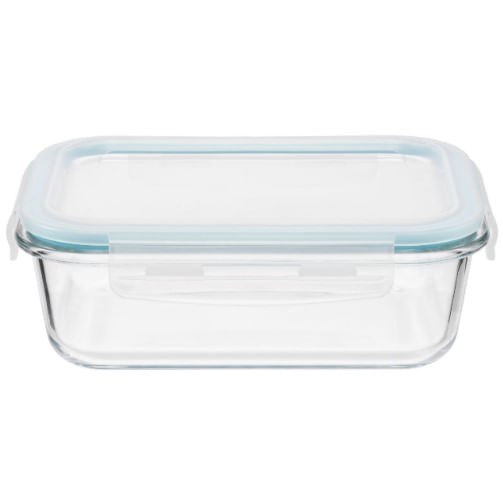 Pote Hermético de Vidro Retangular 1050ML Transparente Kobe
