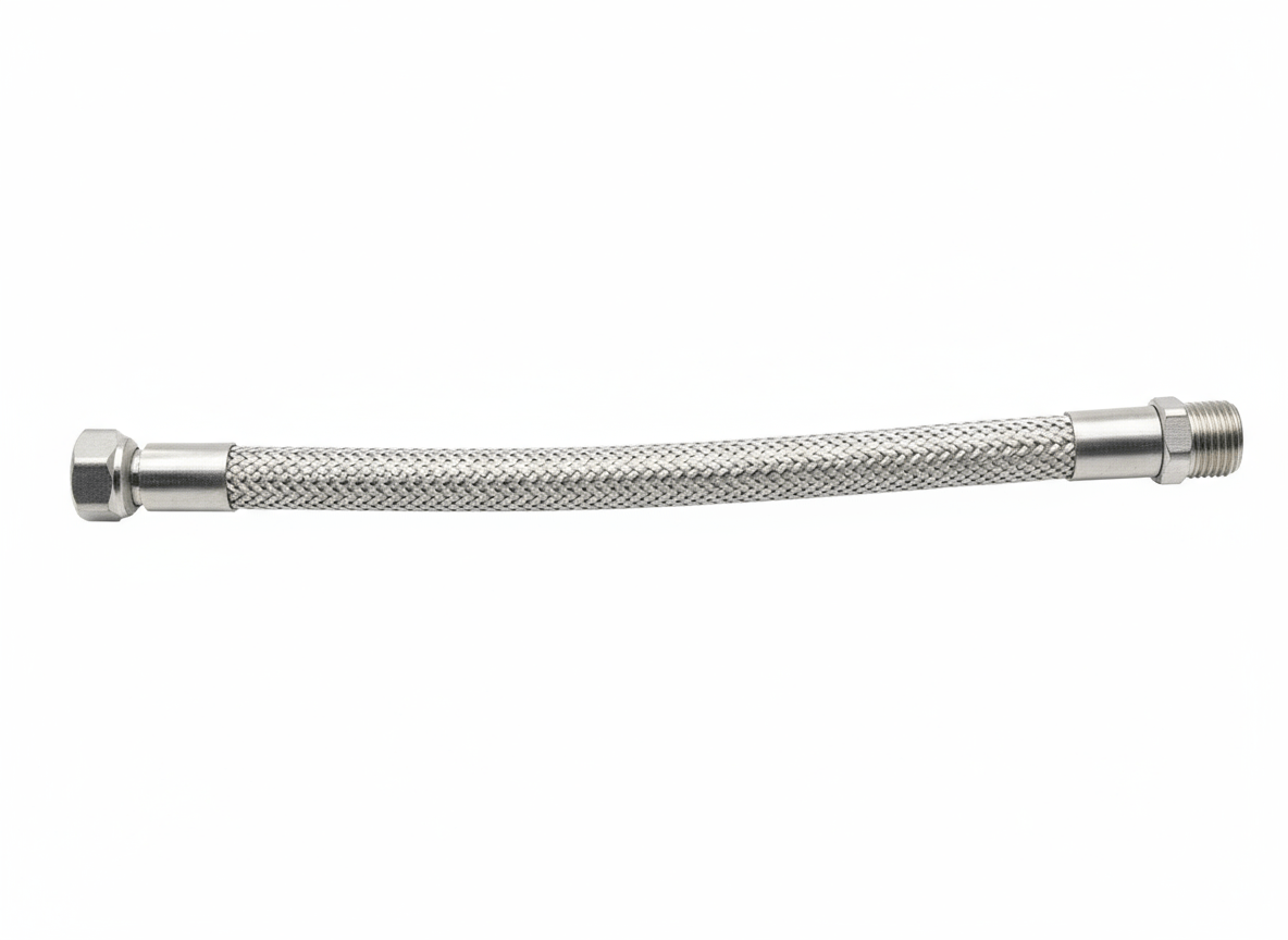 Tubo Flexível Malha em Inox 30cm Macho Fêmea 3/4 Distak