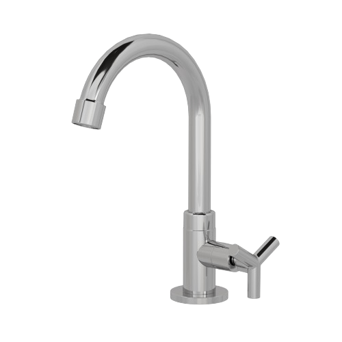 Torneira para Lavatório de Mesa Bica Móvel 1195 C10 Cromado Fani
